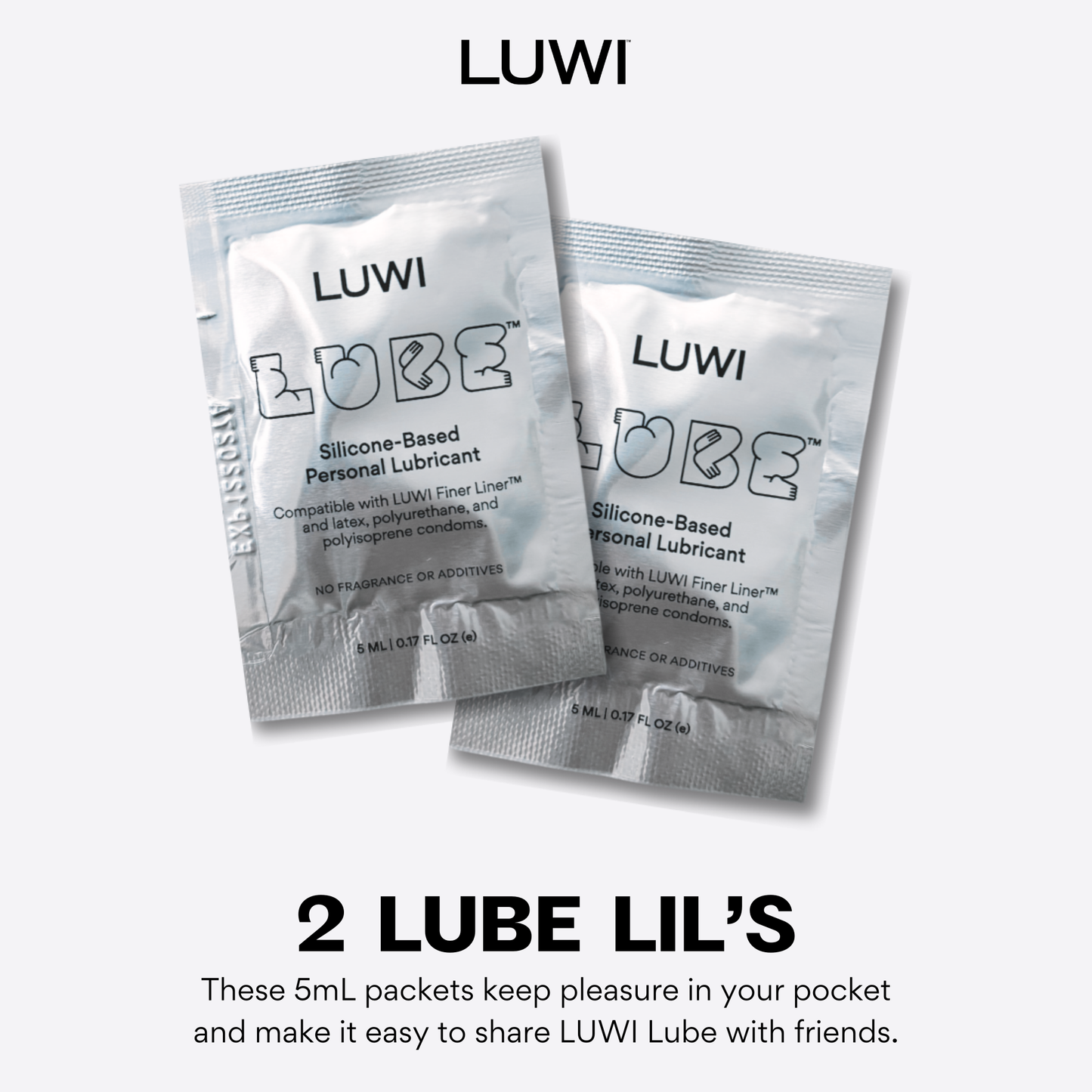 LUWI Lovers Bundle (Lube Bottle, Sex Socks, & Lube Littles)